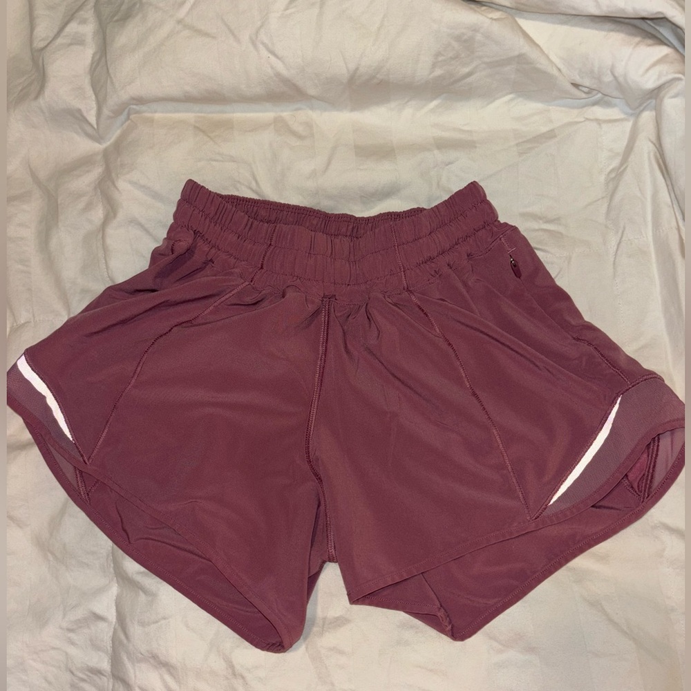 Women's size 2 LULULEMON Burgundy Athletic Shorts